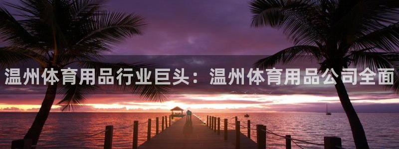 欧陆娱乐注册链接怎么弄:温州体育用品行业巨头:温州体育用品公